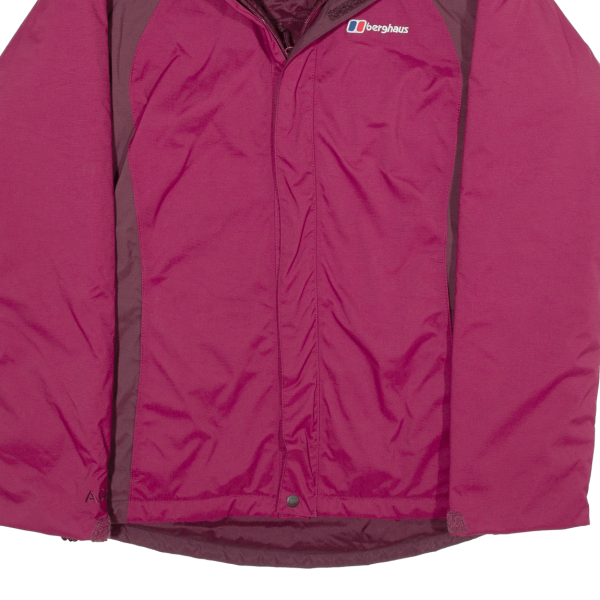 BERGHAUS Padded Womens Shell Jacket Pink UK 10 Sale