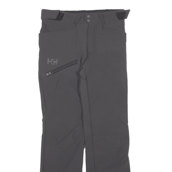 HELLY HANSEN Outdoor Girls Trousers Grey Regular Straight W24 L25 Supply