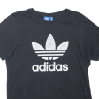 ADIDAS Womens T-Shirt Black UK 10 Supply