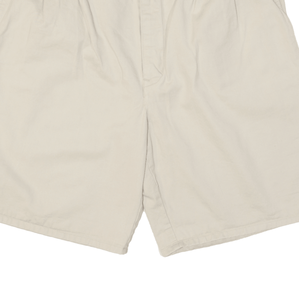 CLOUDS Mens Chino Shorts Beige Classic 90s XL W38 For Sale