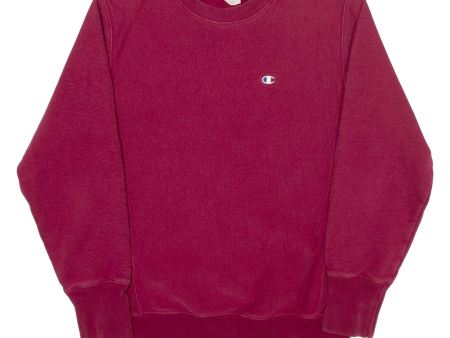 CHAMPION REVERSE WEAVE Womens Sweatshirt Pink M Online Hot Sale