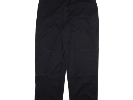 DICKIES Mens Trousers Black Relaxed Straight W42 L32 Sale