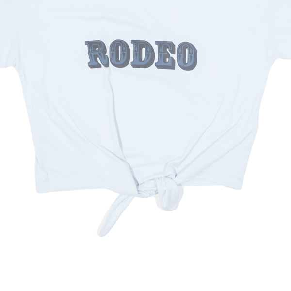 CLAUDIE PIERLOT Rodeo Womens Printed Top Blue S Hot on Sale