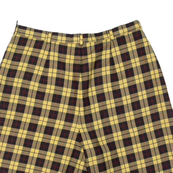 BETTY BARCLAY High Waist Boyfriend Womens Chino Shorts Yellow 90s UK 16 W33 For Sale