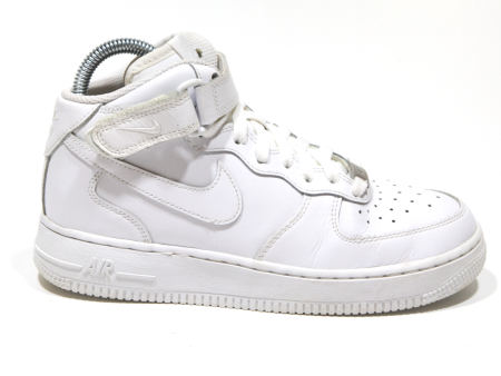 NIKE 314195-113 Air Force 1 Mid  07 Sneaker Trainers White Leather Womens UK 4.5 Cheap