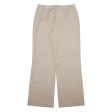 AMALFI Womens Trousers Beige Relaxed Bootcut Wool W30 L32 Discount