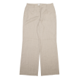 AMALFI Womens Trousers Beige Relaxed Bootcut Wool W30 L32 Discount