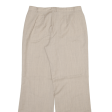 AMALFI Womens Trousers Beige Relaxed Bootcut Wool W30 L32 Discount