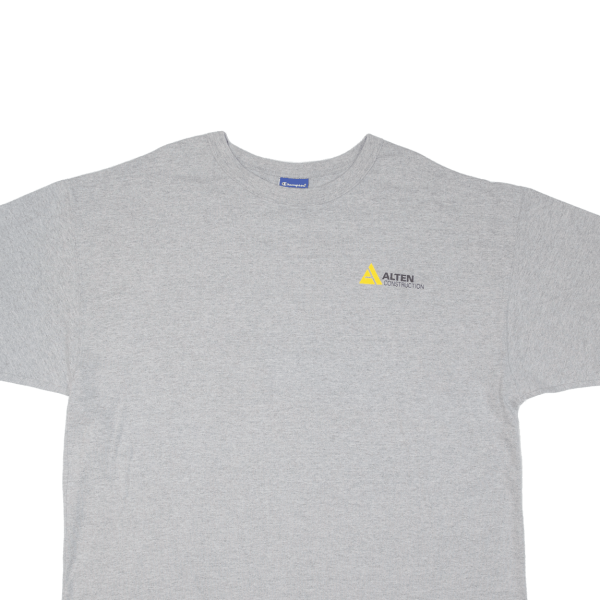 CHAMPION Worker Wear Mens T-Shirt Grey XL Online Sale