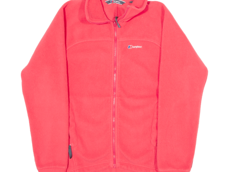 BERGHAUS Womens Fleece Jacket Pink UK 12 Hot on Sale