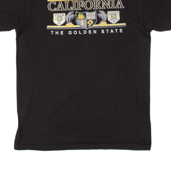 ALSTYLE California The Golden State Mens T-Shirt Black USA M Hot on Sale