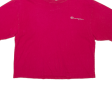 CHAMPION Crop Mens T-Shirt Pink L For Cheap